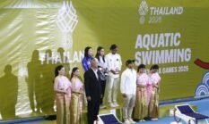 Disaksikan Ketum Akuatik Indonesia, Adelia Chantika Aulia Persembahkan Medali Perunggu di Debut Penampilannya