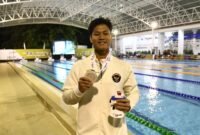 Joe Aditya Wijaya Kurniawan meraih medali perak di SEA Games 2025 Thailand (Foto : PB AI)