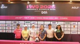 kika : Yuna Araki (JPN), Thalia Martin (ENG), Jihyo Jung (KOR), Natasha Oon (MAS).  Jaravee Boonchant (THA), Holly Victoria Halim (INA). (Foto : Eko Djatmiko)
