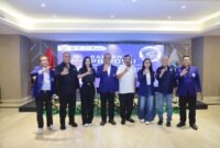 Ketum PB POSSI Komjen Pol. Makhruzi Rahman, S.IK., M.H., M.Tr.Opsla bersama membuka rakernas perdana (Foto : Ist)