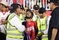 Official Malut United lakukan intimidasi kepada awak media (Foto : Halmaherapost)