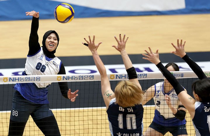 Megawati Hangestri Pertiwi gagal membawa Hyundai Hillstate melaju ke Semifinak Kovo Cup 2026 (Foto: Kovo)